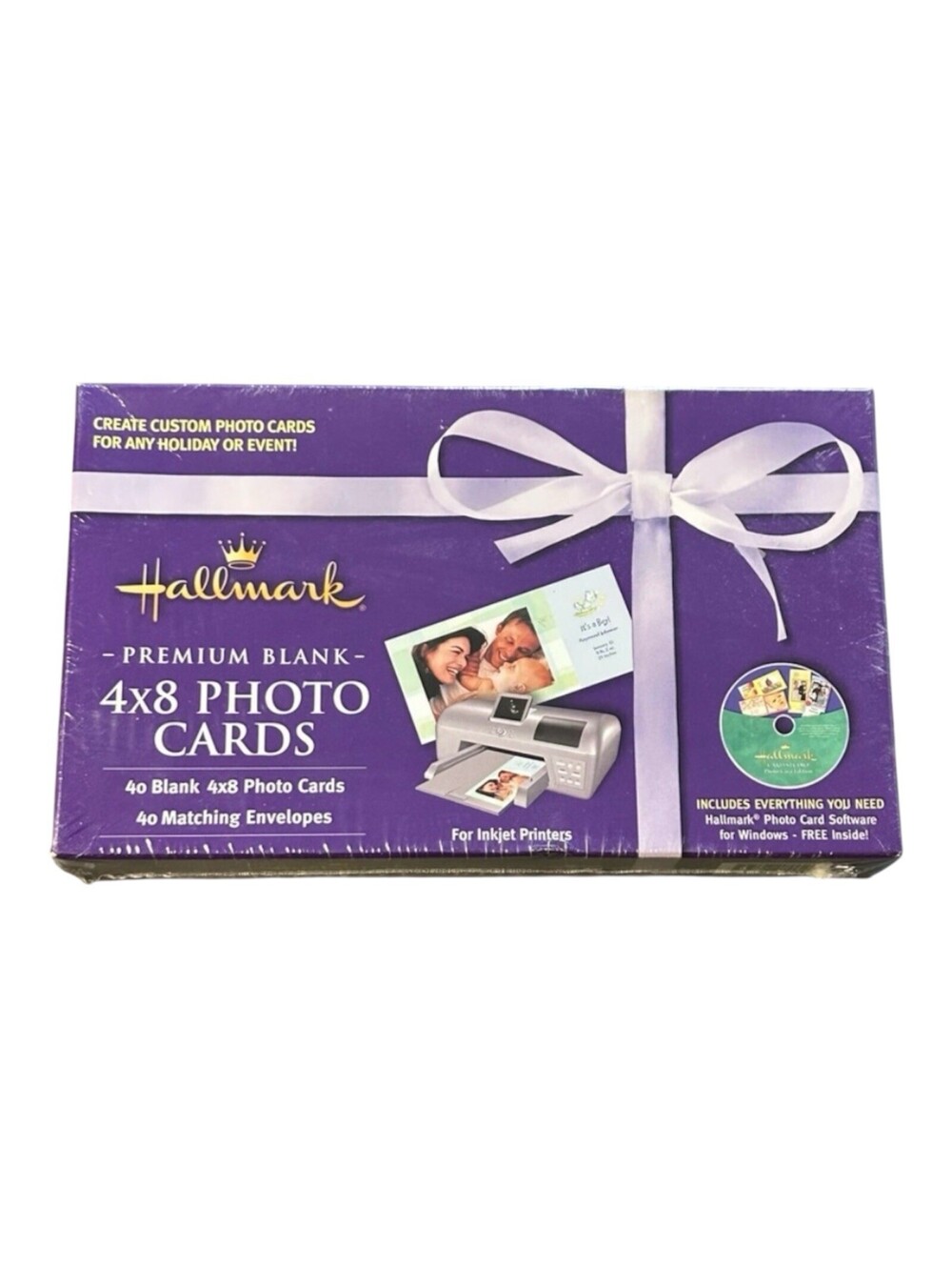 Hallmark Photo Cards Premium Blank 4X8 New & Sealed Box